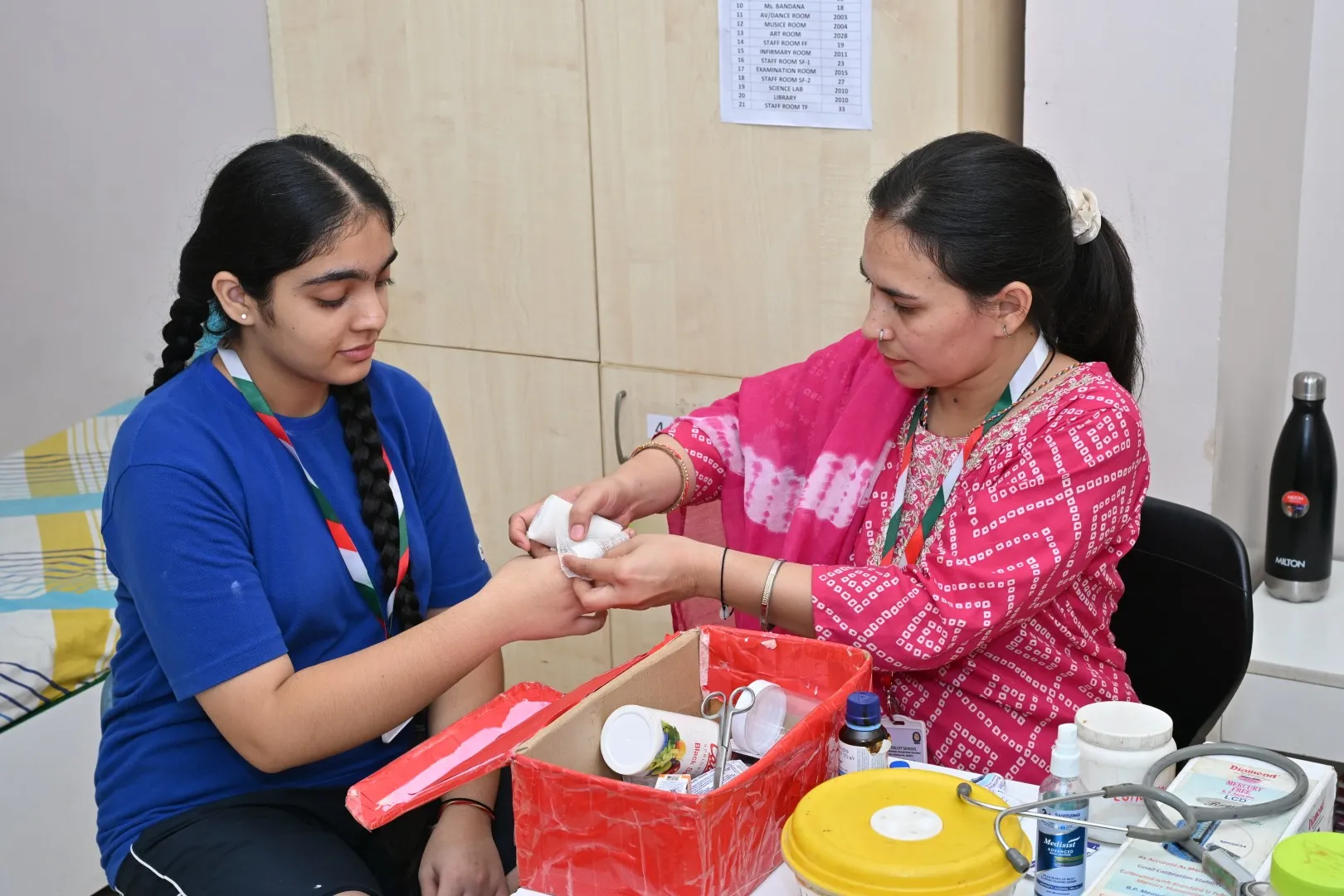 School first aid support