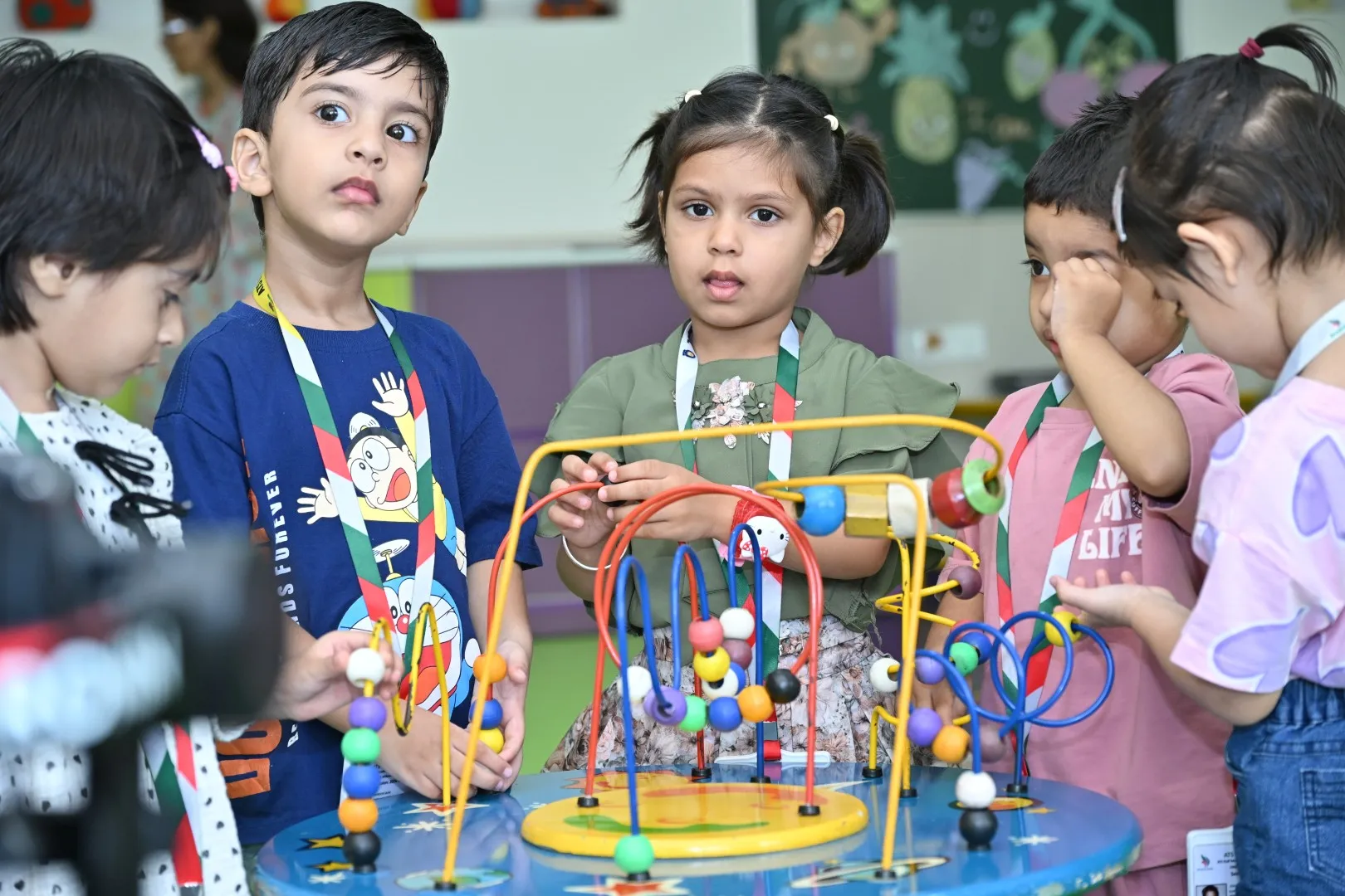 Children enjoying a playful learning experience