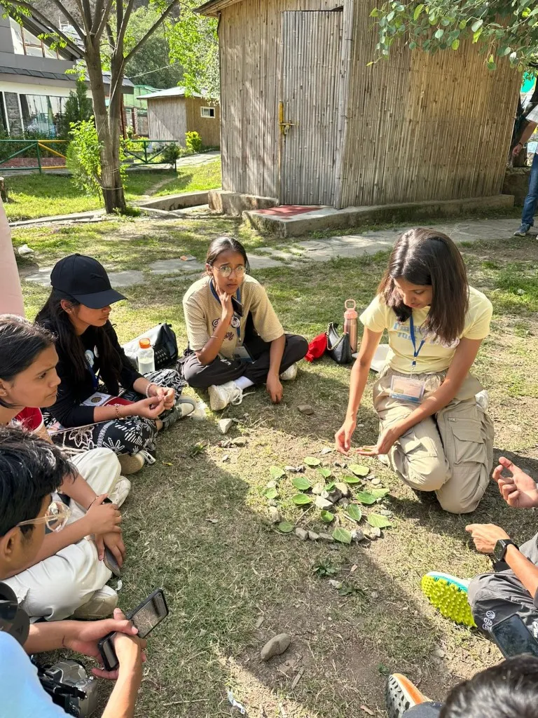 Students engaged in a strategic learning activity