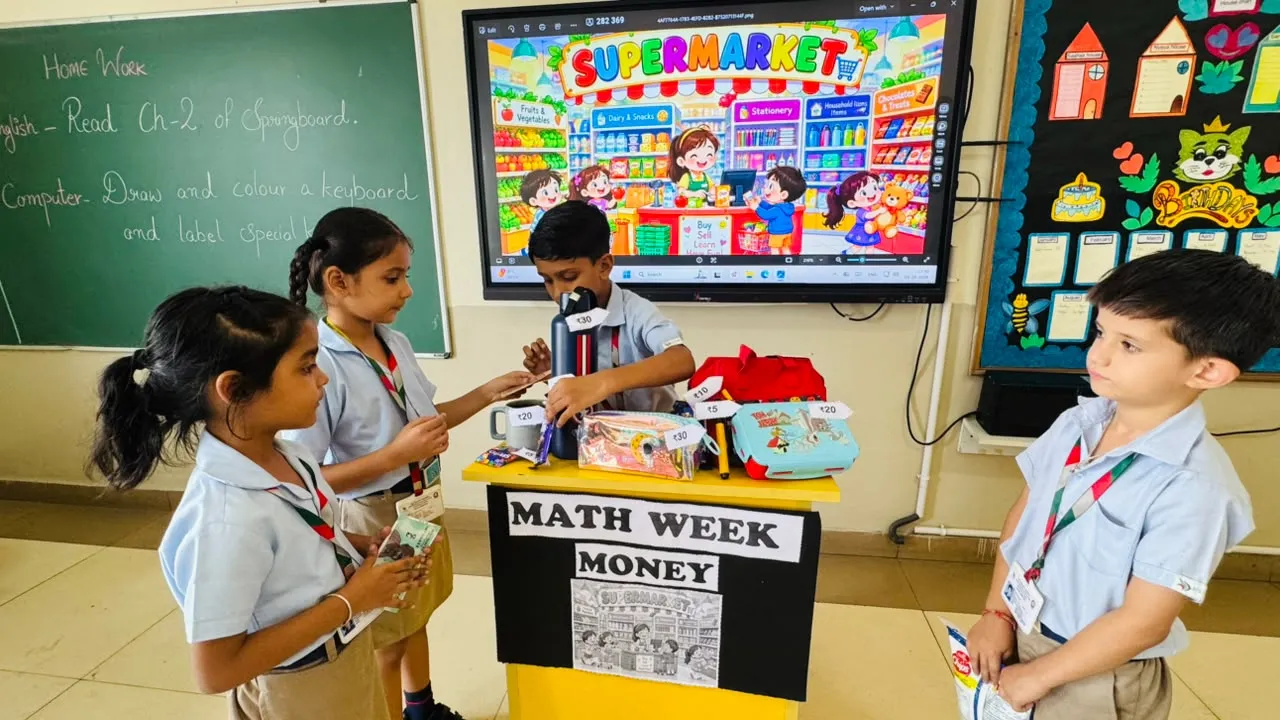 Students engaged in a practical activity