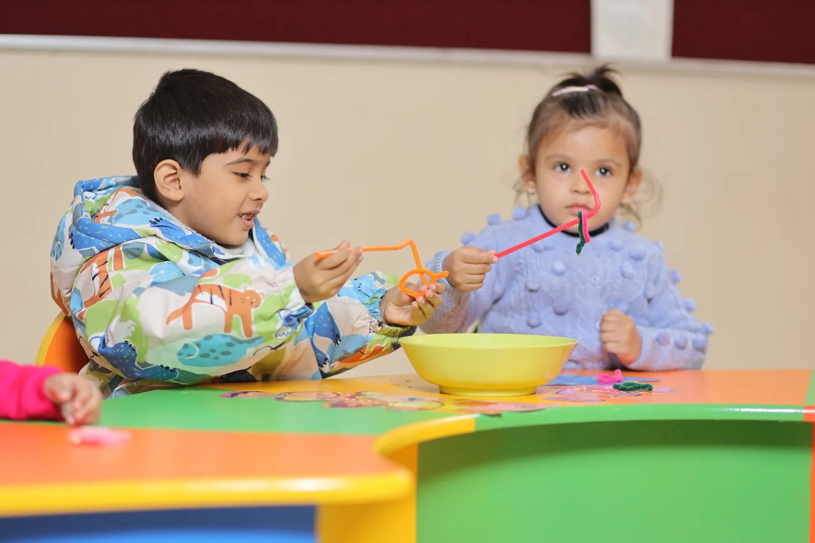 Children working together and sharing ideas