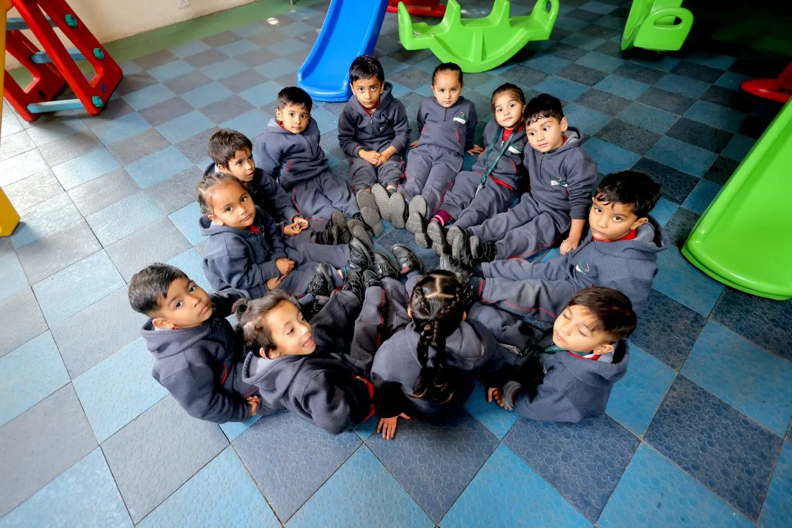 Young students engaged in classroom learning